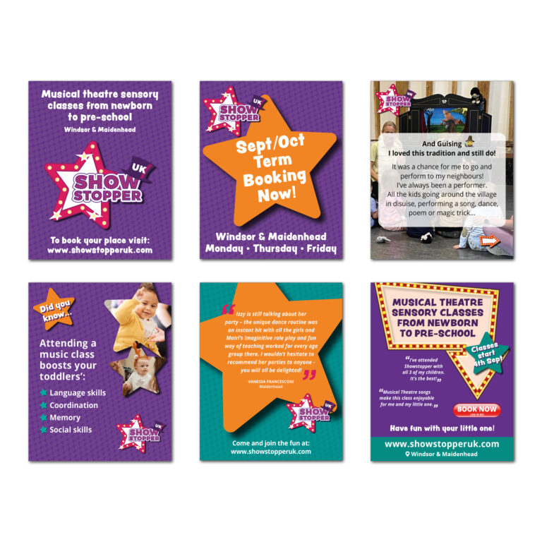 Showstopper Social Media Graphics