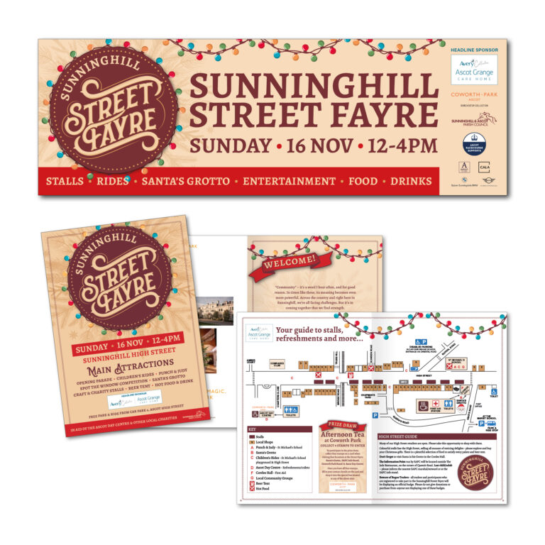 Sunninghill Street Fayre Banner 2025